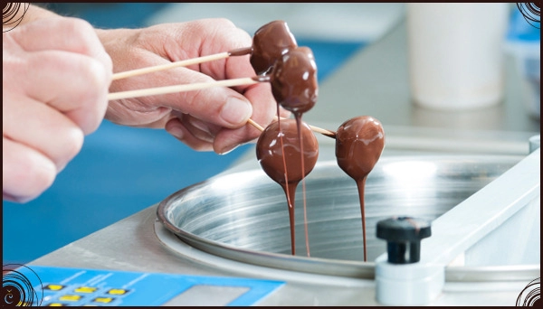dulces de chocolate