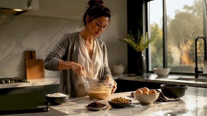 explicación del papel de las proteínas en las recetas de postres