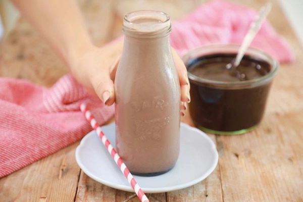 leche con chocolate
