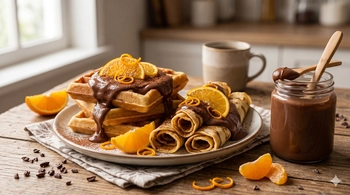 Cacao para untar con sabor a naranja, 200 g