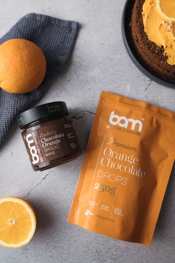 Cacao para untar con sabor a naranja, 200 g