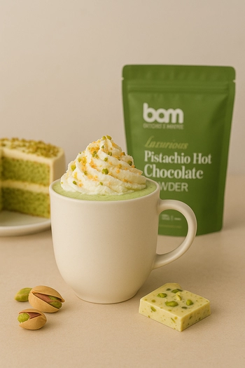 Chocolate caliente con pistacho, 220 g
