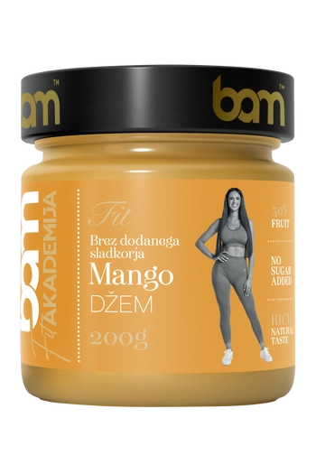 FIT Mermelada de mango sin azúcar añadido, 200 g