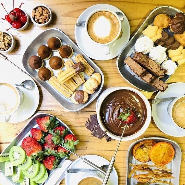fondos de chocolate