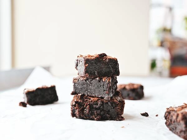 jugosos brownies sin gluten