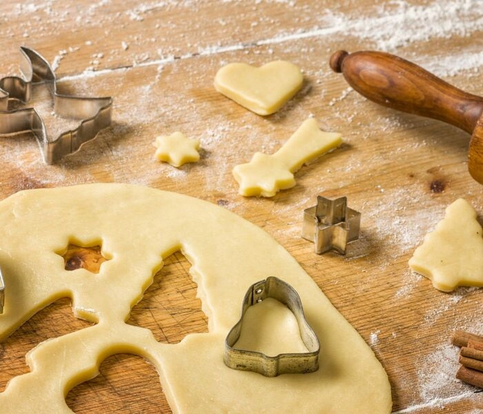 galletas de mantequilla y avellanas