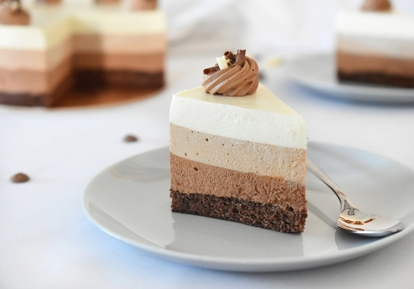 tarta de triple chocolate