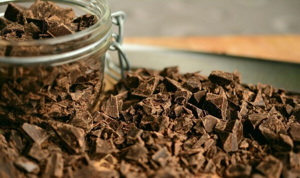 palmeras de chocolate y nuez