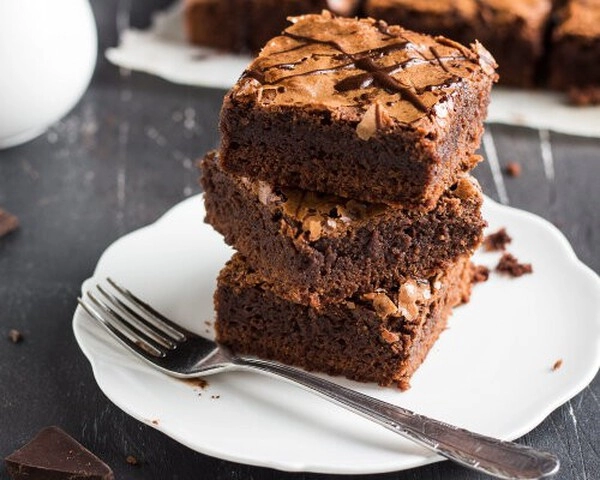 brownies con mantequilla de anacardos