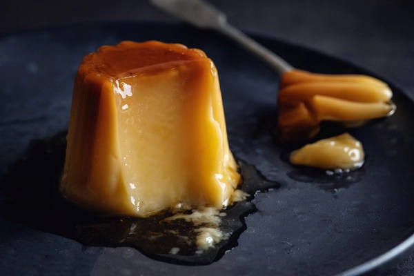 panna cotta de avellanas