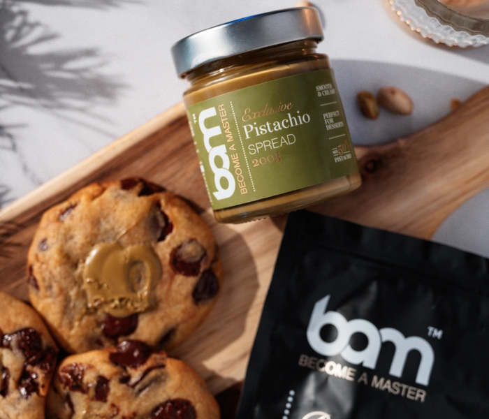 galletas con pasta de pistacho bam