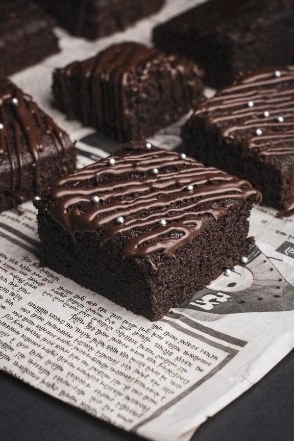 receta de brownies sin chocolate