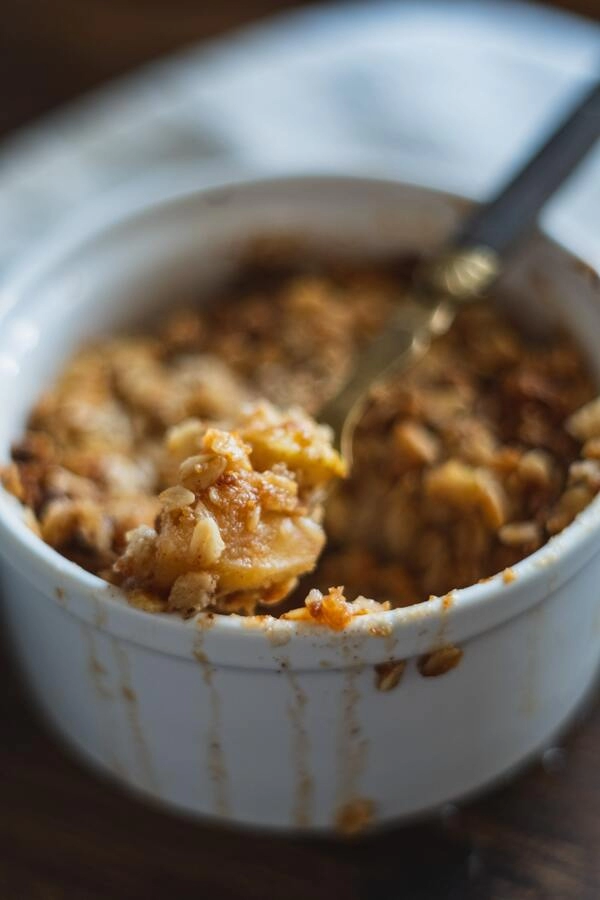 crumble de manzana