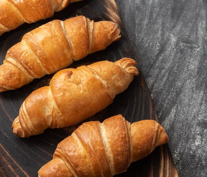croissants de vainilla con mermelada de albaricoque bam