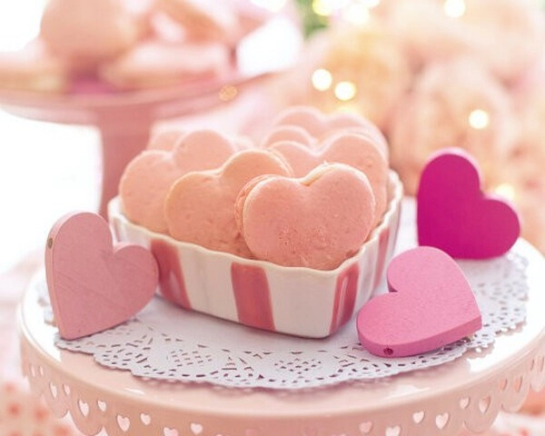 galletas con frambuesas