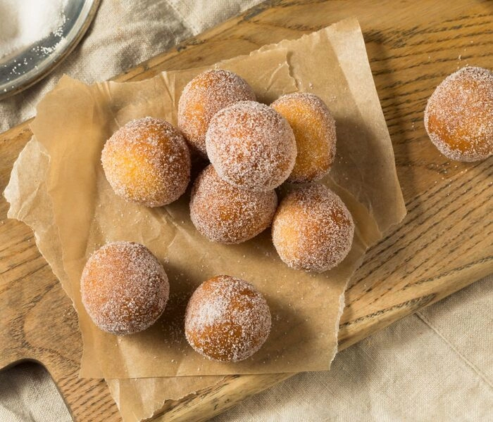 bolas dulces de plátano