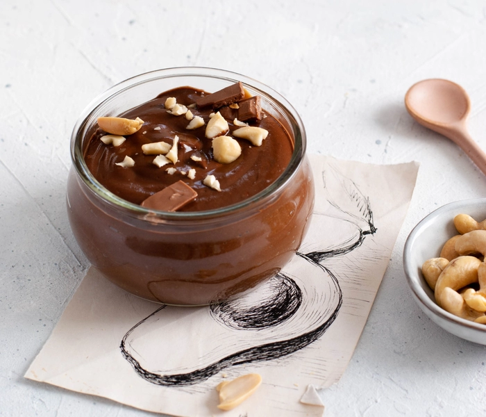 fit pudding de chocolate con aguacate