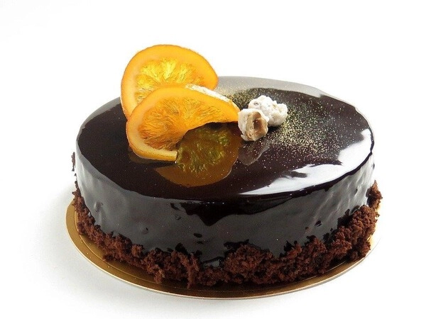 tarta de chocolate y naranja