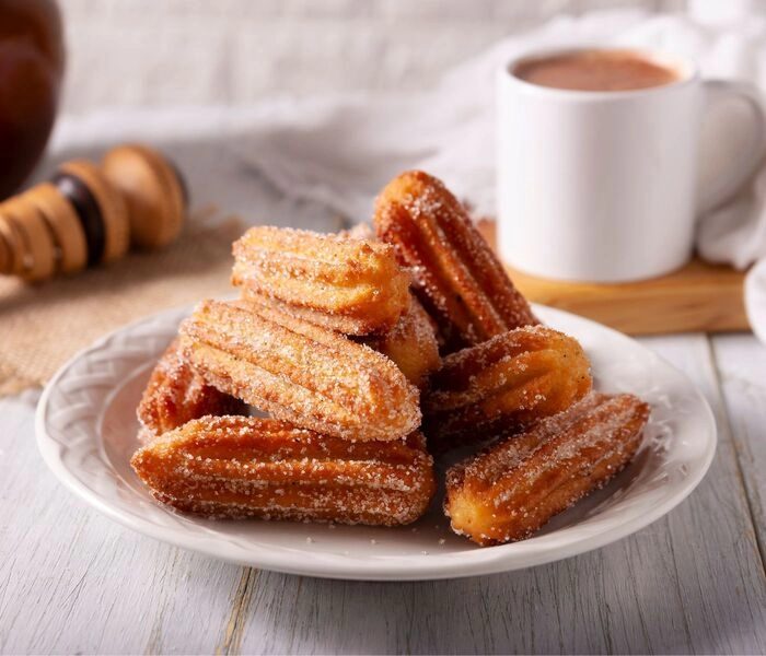 churros con virutas de vainilla bam