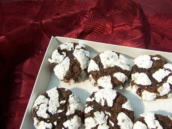 copos de nieve de chocolate