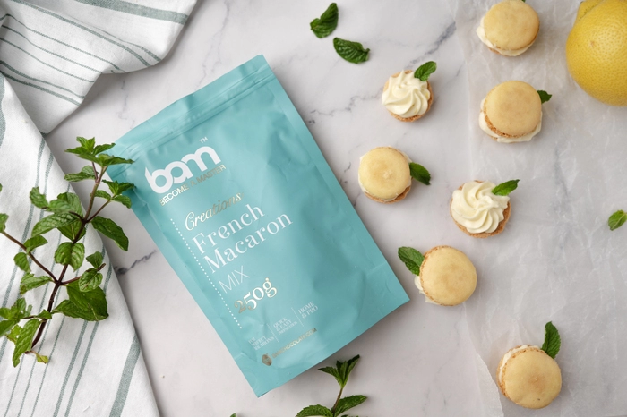 macarrones con refrescante crema de limón