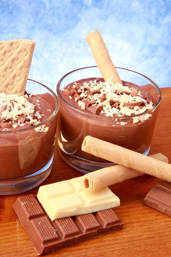 mousse de chocolate sencilla