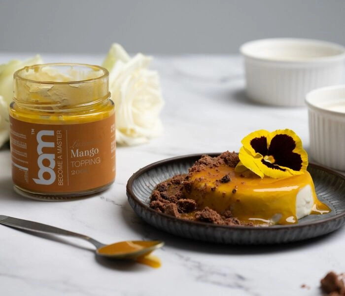 panna cotta de mango