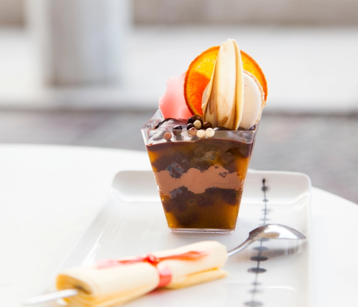 tarta sacher en tarro