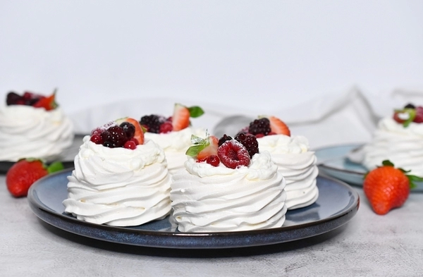 mini tartas pavlova