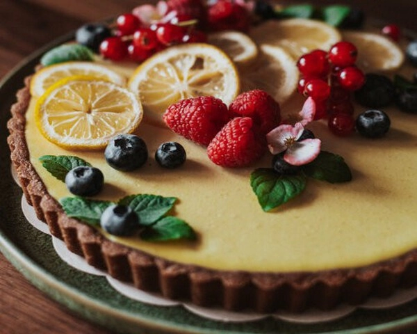 tarta cremosa de limón