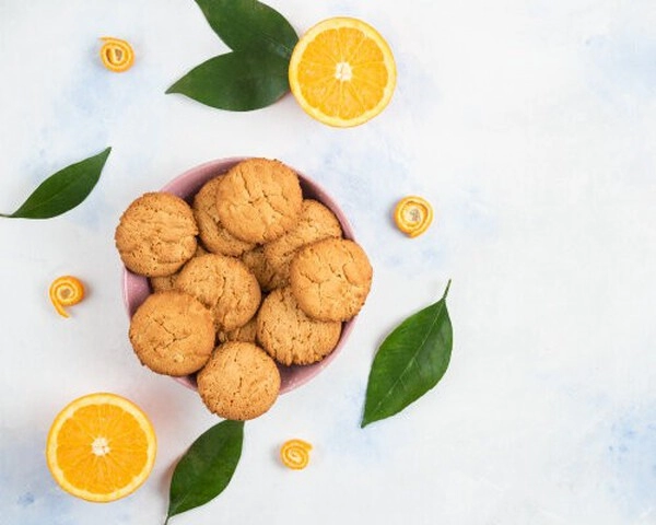 galletas de masa quebrada con limón y coco