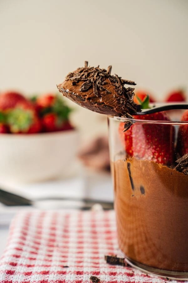 mousse de chocolate
