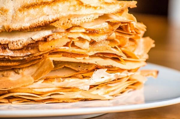 tortitas con fresas