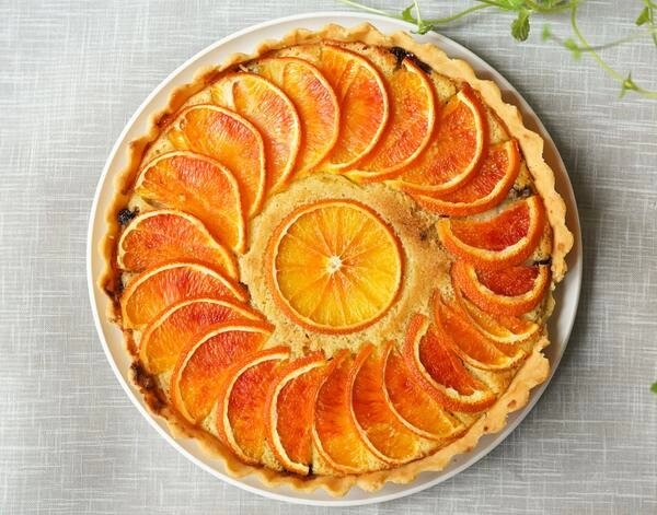 pastel de naranja invertido