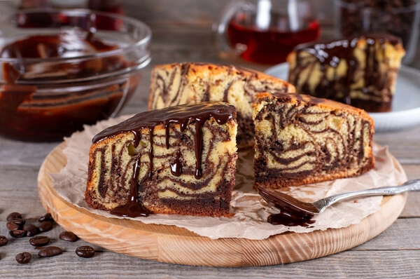 tarta de mármol con espresso